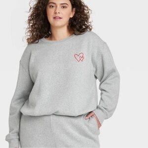 EUC Universal Threads Heart Sweater